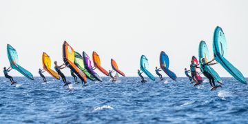 Les imatges més espectaculars del Balearia Wing Foil Spain Series 2022