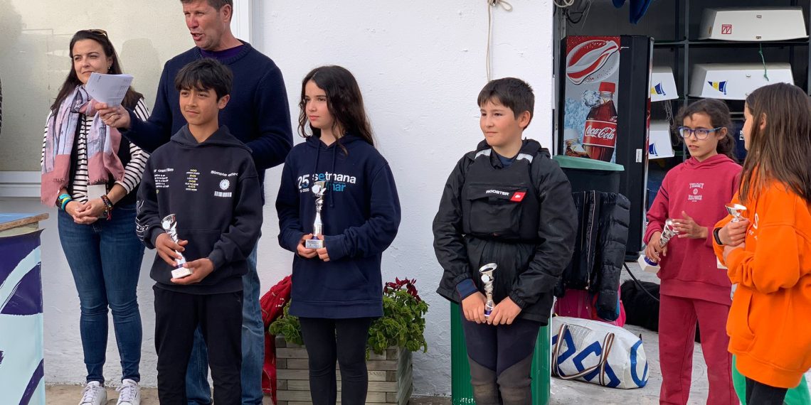 Dominio de los regatistas de Optimist del CNSA en el Trofeo Marí Mayans, celebrado en Ibiza