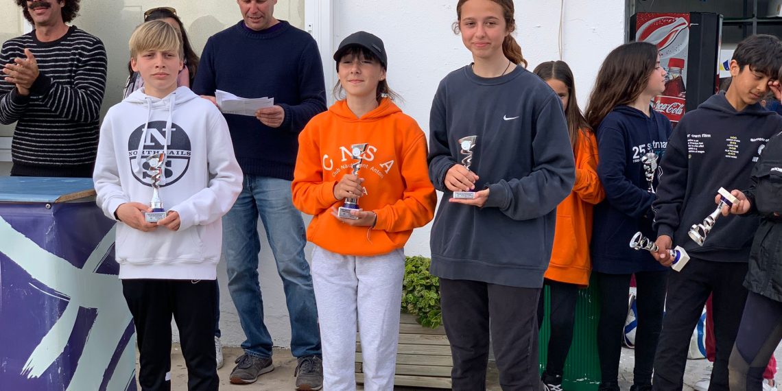 Dominio de los regatistas de Optimist del CNSA en el Trofeo Marí Mayans, celebrado en Ibiza