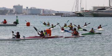 El Club Nàutic Sant Antoni acull la final dels Jocs Escolars de Piragüisme 2022, aquest dissabte