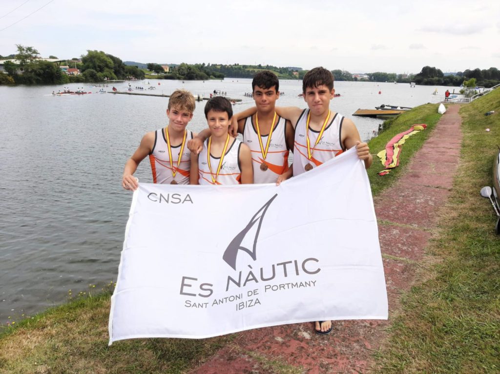 Bronce Campeonato de España Infantil k-4 1000m