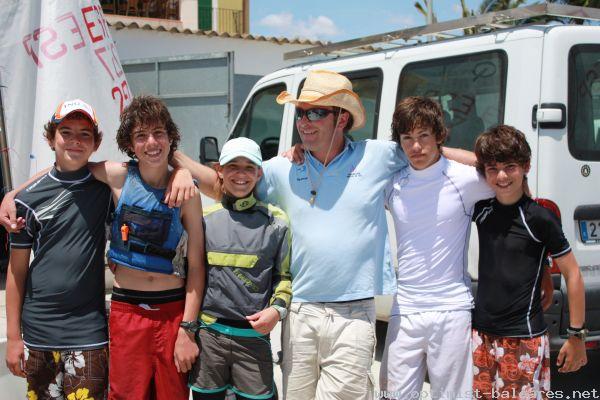 Campeones de Baleares Optimist por Equipos 2009