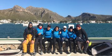 Joan López, el mejor clasificado del equipo de Es Nàutic en el Campeonato de Balears de ILCA 4