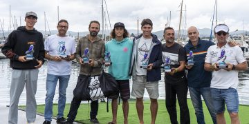 Julián López, Marcos Colomar y Enrique Mas ganan el Ibiza Wing Foil Series, tras una segunda jornada sin actividad por los chubascos