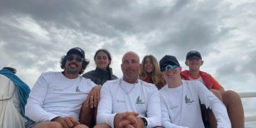 El ‘Nàutic Café del Mar’, en la Cartagena-Ibiza  con el equipo de ILCA y técnicos de la entidad