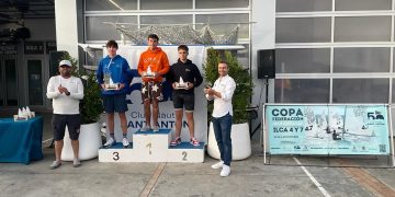Victoria de Joan López, del CNSA, en ILCA 4 sub 18, en la Copa Federación Neobookings
