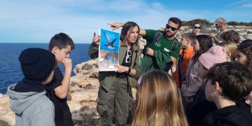 La XXIX edición de la Setmana del Mar arranca con los alumnos de 5º B de Santa Gertrudis