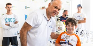 Buen papel de los regatistas de Optimist de Es Nàutic en la Semana de la Vela de Cala Gamba