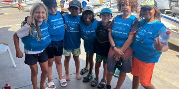 El equipo de Optimist D de Es Nàutic ya compite en el Bufete Frau de Mallorca