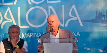 El presidente de Es Nàutic, Pep Tur, en la presentación de la Ruta de la Sal 2025, en Badalona