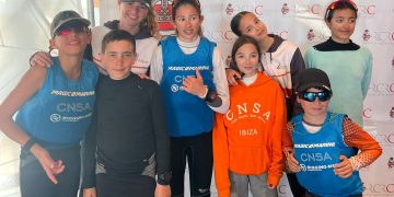 Siete regatistas de Optimist del CNSA, en el XV Trofeo Volvo Ciudad de Cartagena