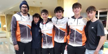 El Equipo de Ilca 6 de Es Nàutic, en la Copa de España de Can Pastilla