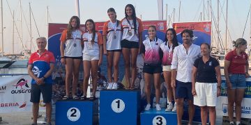 ¡Nuestros palistas han ganado el Campeonato de España de Kayak de Mar Jóvenes Promesas Infantil por equipos!