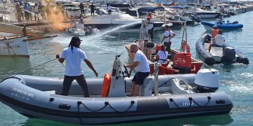 El personal de Es Nàutic se forma en emergencias y participa en cuatro simulacros