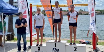 ¡Gabriela Mendes, triple campeona de Balears en el Jóvenes Promesas de Pista!