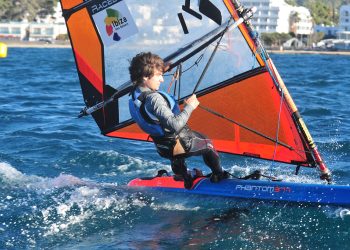 Héctor Pérez del Álamo e Iker Ribas, en el Campeonato de España de Raceboard