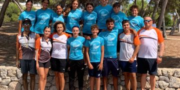 Los palistas del CNSA logran ocho medallas en la III prueba de la Copa Balear de Kayak de Mar
