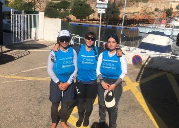 Bon paper de l’equip de Ilca 4 al Campionat de Balears, celebrat a Ciutadella