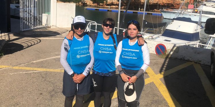 Buen papel del equipo de Ilca 4 en el Campeonato de Balears, celebrado en Ciutadella