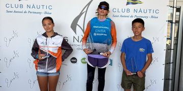 Paula Pina, seguida por Candela Martín, gana el Trofeo Rigging-Med de Optimist