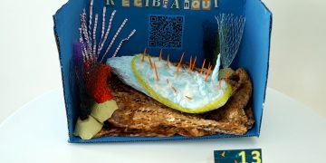 ‘Recibranqui’, el nudibranquio creado por los alumnos del CEIP S’Olivera B, gana el concurso de acceso de la XXXI ‘Setmana del Mar’