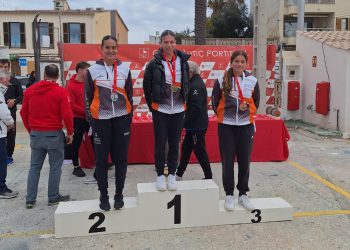 Tretze medalles per Es Nàutic a la 2ª prova de la Copa Balear de Caiac de Mar