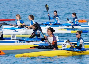 El equipo de Piragüismo del CNSA vuelve del Campeonato de Balears de Invierno, en Menorca, con doce medallas