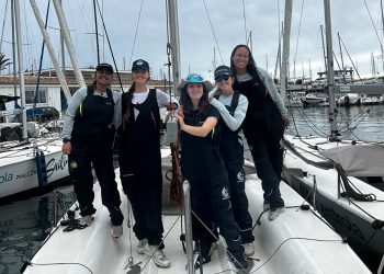 Sophia Anderson compite con ‘Ses Margalides’ en la tercera etapa de la Liga Iberdrola para mujeres, en Palma