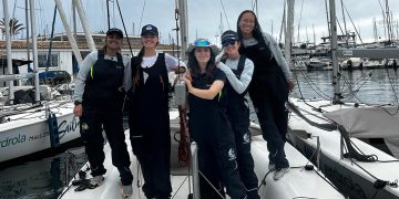 Sophia Anderson compite con ‘Ses Margalides’ en la tercera etapa de la Liga Iberdrola para mujeres, en Palma
