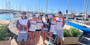 Els regatistes de Es Nàutic, en la Copa Federació de Ilca 4 i el Campionat de Balears de Ilca 7