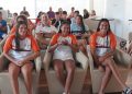 Es Nàutic ret homenatge a les seues palistes, després d’aconseguir el bronze en el nacional de Sprint Olímpic