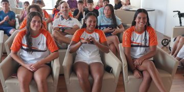 Es Nàutic rinde homenaje a sus palistas, tras lograr el bronce en el nacional de Sprint Olímpico