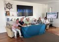 Los clubes náuticos ibicencos renuevan el convenio de colaboración con Baleària, durante un acto en el CNSA