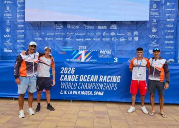 Daniel Sánchez, del CNSA, termina 5º en su regreso a un Campeonato del Mundo de Surfski, en aguas alicantinas