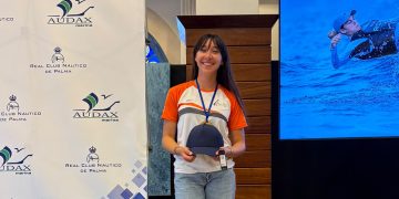María Torres, del CNSA, se sube al podio de Ilca 4 en la Regata Audax Marina